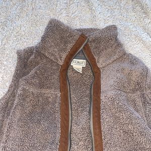 LL BEAN vintage brown vest